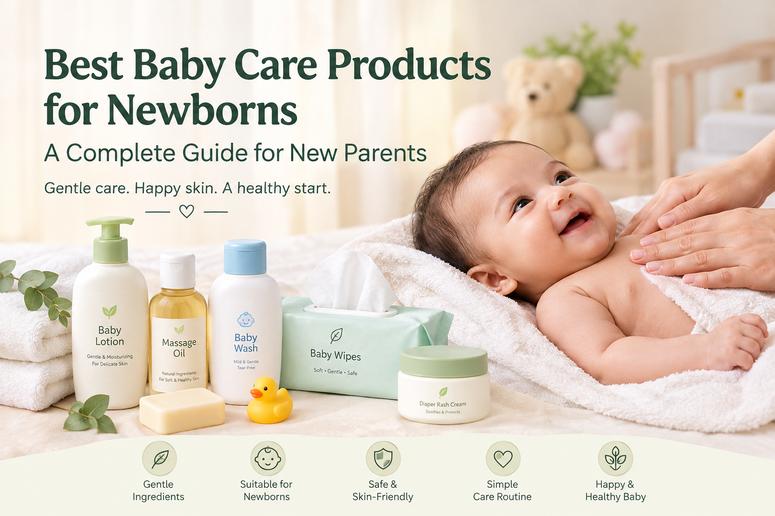 Best Baby Care Products for Newborns: A Complete Guide for New Parents.