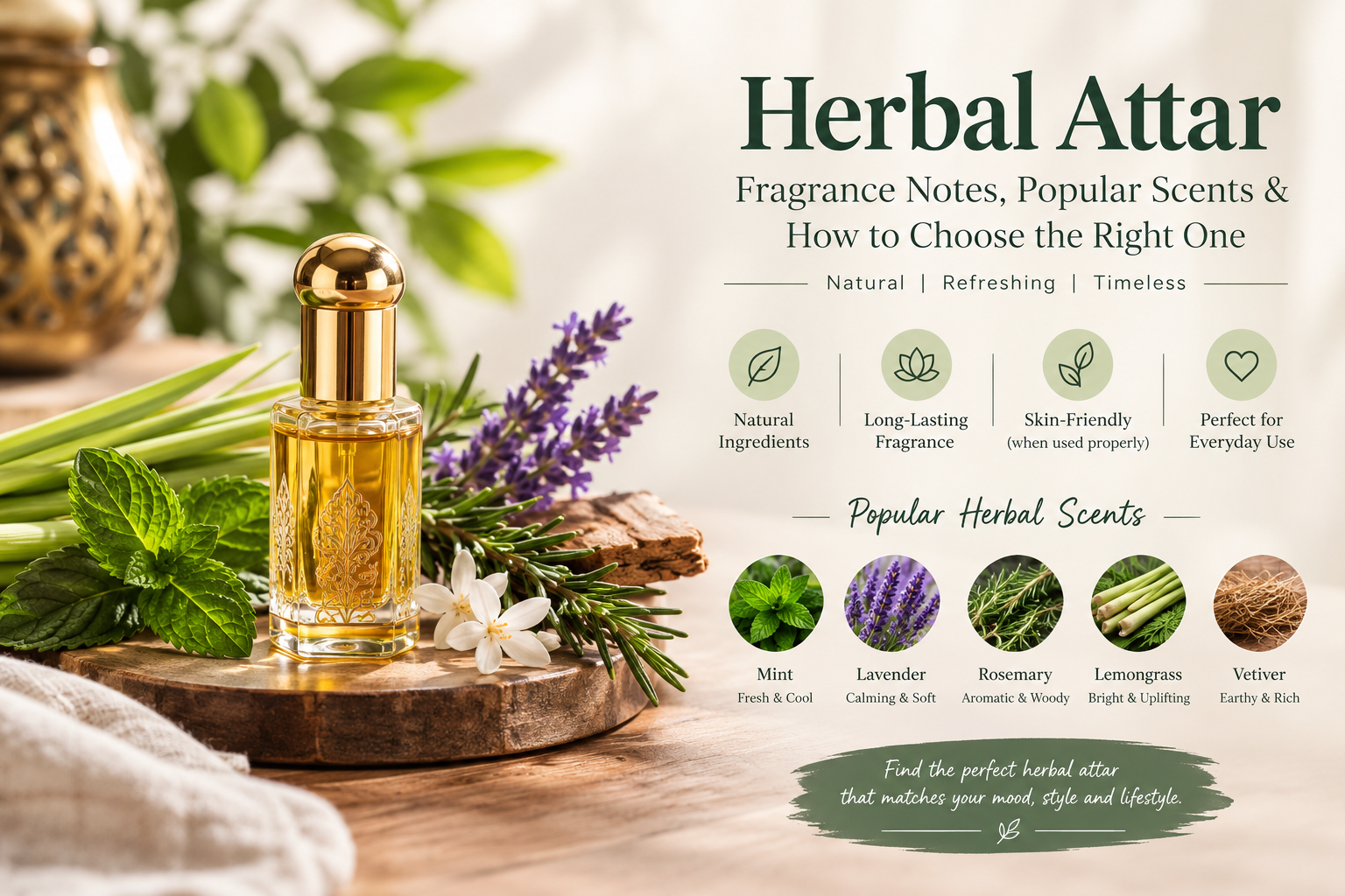 Herbal Attar: Fragrance Notes, Popular Scents & How to Choose the Right One