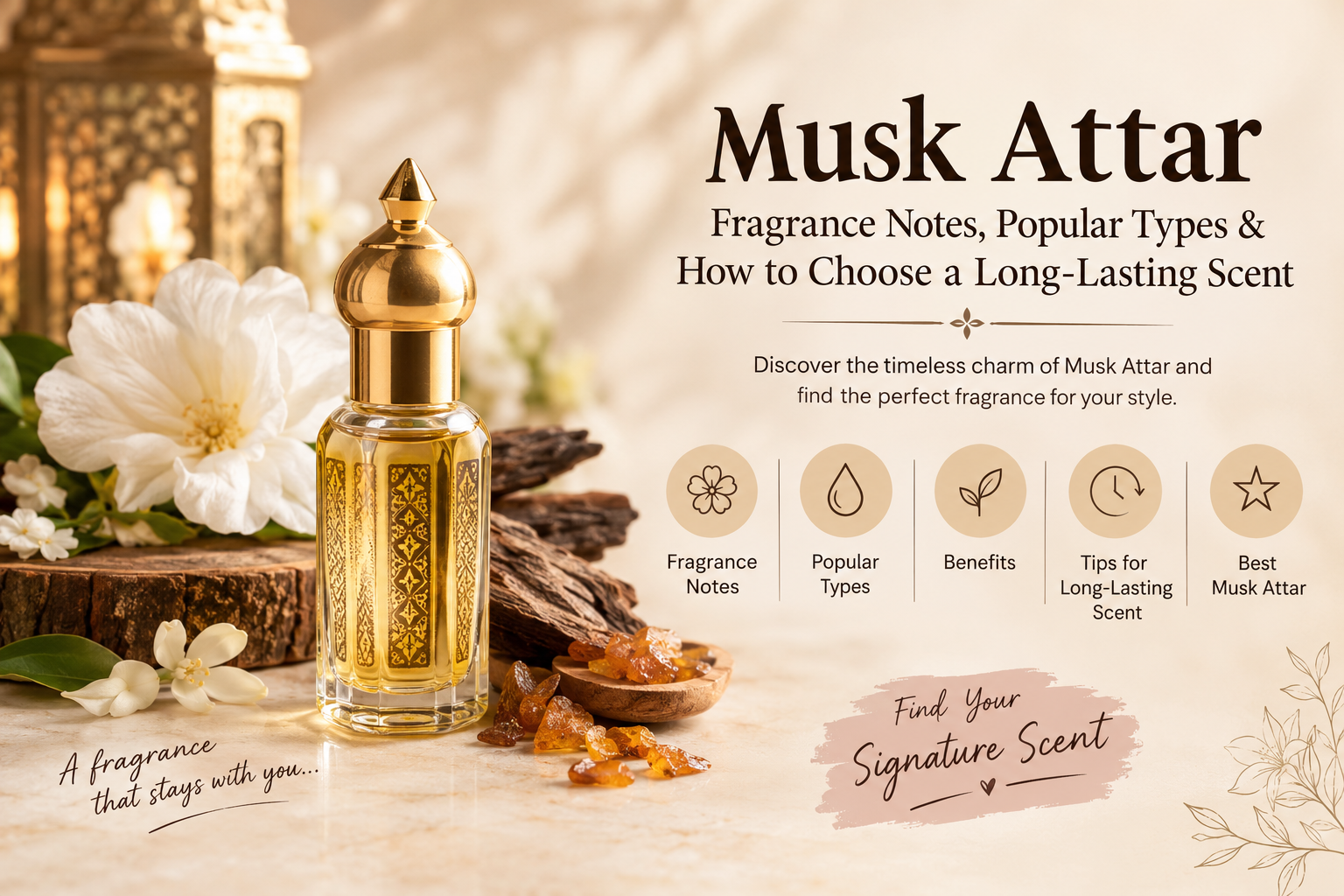 Musk Attar: Fragrance Notes, Popular Types & How to Choose a Long-Lasting Scent